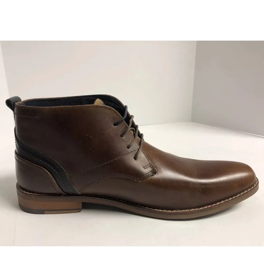 Steve Madden Men’s Kurtis, Brown Chukka Boots, Size 12 M